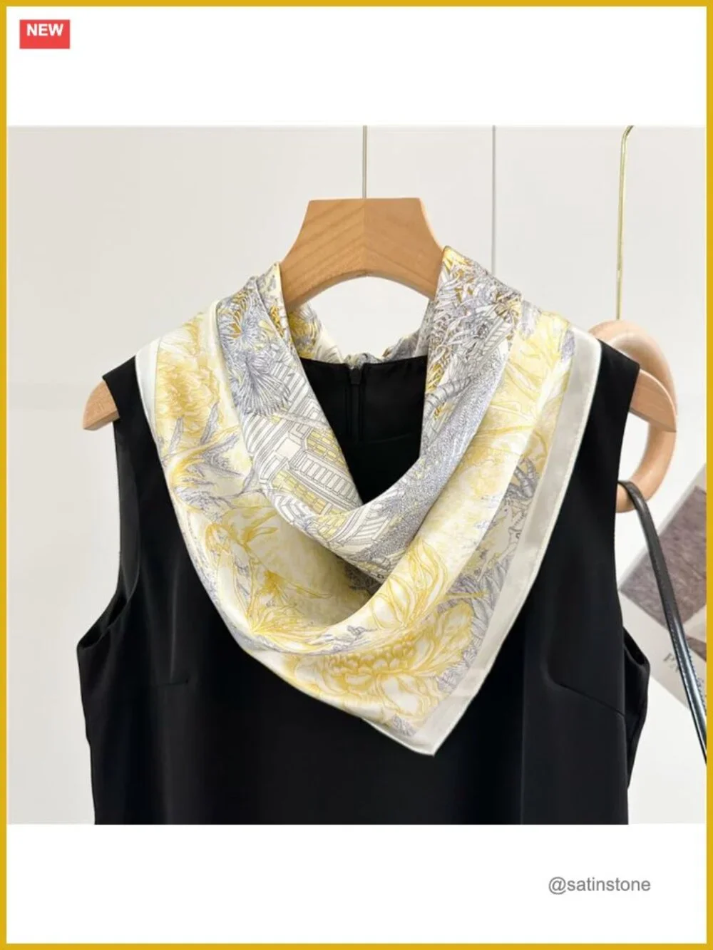 100% Mulberry Silk Scarf - 35